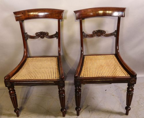 A SUPER SET OF 6 REGENCY DINING CHAIRS IN ROSEWOOD - ADDITIONAL PHOTO 5