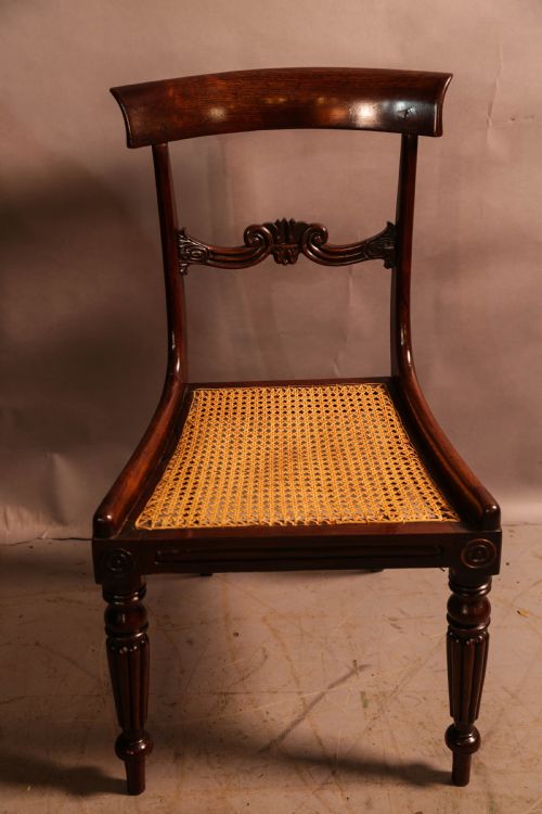 A SUPER SET OF 6 REGENCY DINING CHAIRS IN ROSEWOOD - ADDITIONAL PHOTO 6