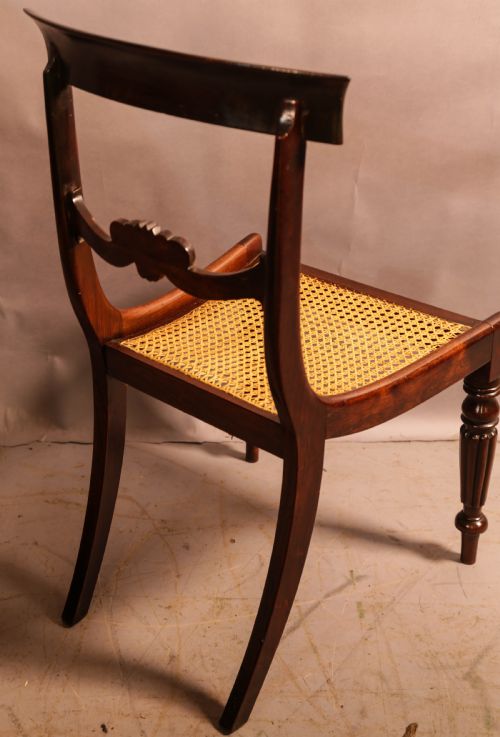 A SUPER SET OF 6 REGENCY DINING CHAIRS IN ROSEWOOD - ADDITIONAL PHOTO 8
