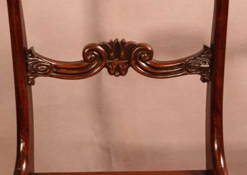 A SUPER SET OF 6 REGENCY DINING CHAIRS IN ROSEWOOD - ADDITIONAL PHOTO 12