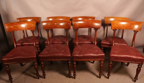 a super set of 8 victorian dining chairs mahogany - CATEGORY: ANTIQUE CHAIRS - DATED VICTORIAN