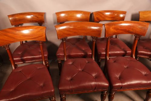 A SUPER SET OF 8 VICTORIAN DINING CHAIRS MAHOGANY - ADDITIONAL PHOTO 3