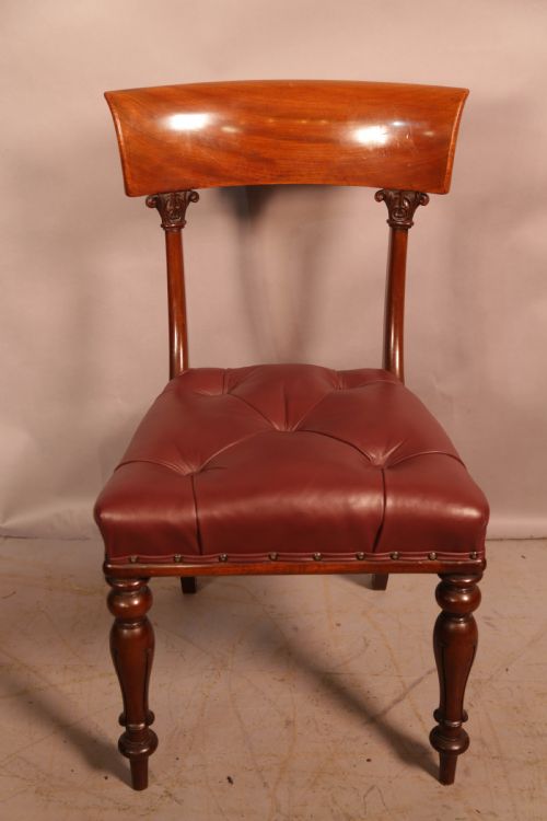 A SUPER SET OF 8 VICTORIAN DINING CHAIRS MAHOGANY - ADDITIONAL PHOTO 5