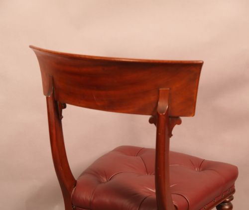 A SUPER SET OF 8 VICTORIAN DINING CHAIRS MAHOGANY - ADDITIONAL PHOTO 7