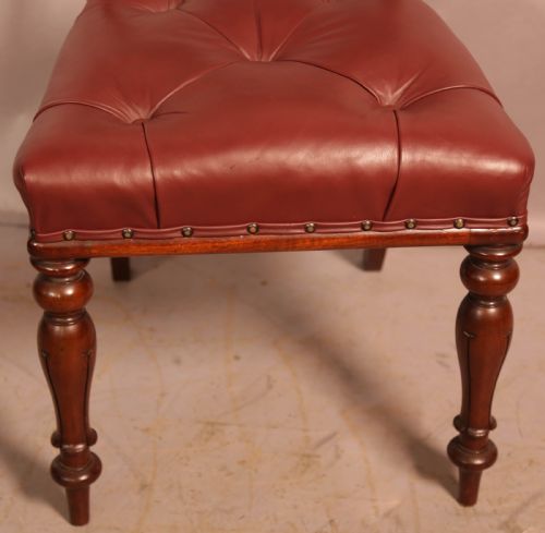 A SUPER SET OF 8 VICTORIAN DINING CHAIRS MAHOGANY - ADDITIONAL PHOTO 8