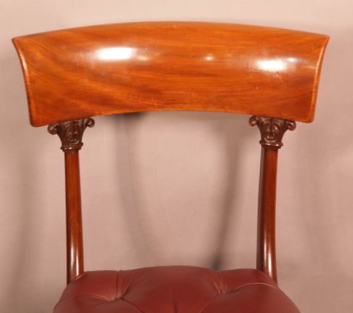 A SUPER SET OF 8 VICTORIAN DINING CHAIRS MAHOGANY - ADDITIONAL PHOTO 9