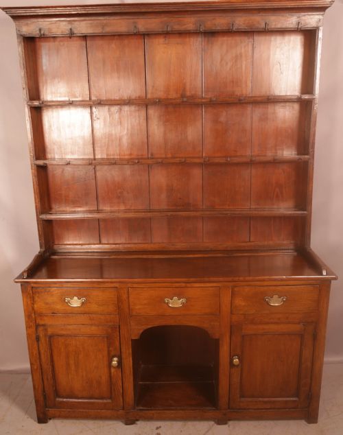a georgian oak welsh dresser very small size - CATEGORY: ANTIQUE DRESSERS - DATED 18TH CENTURY