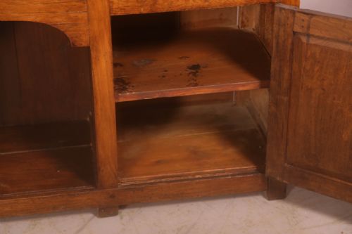 A GEORGIAN OAK WELSH DRESSER VERY SMALL SIZE - ADDITIONAL PHOTO 5