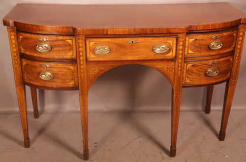a superb georgian inlaid sideboard - CATEGORY: ANTIQUE SIDEBOARDS - DATED 18TH CENTURY