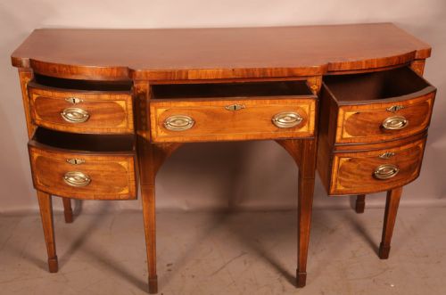 A SUPERB GEORGIAN INLAID SIDEBOARD - ADDITIONAL PHOTO 1