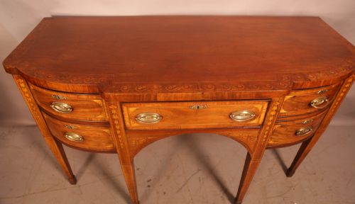 A SUPERB GEORGIAN INLAID SIDEBOARD - ADDITIONAL PHOTO 3