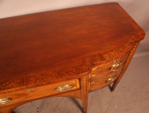 A SUPERB GEORGIAN INLAID SIDEBOARD - ADDITIONAL PHOTO 4