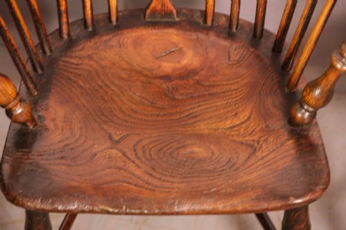 A NEAR PAIR OF ASH AND ELM WINDSOR CHAIRS - ADDITIONAL PHOTO 11