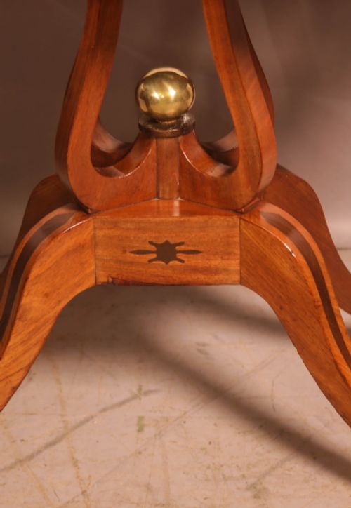 A GOOD REGENCY GAMES TABLE IN MAHOGANY - ADDITIONAL PHOTO 3