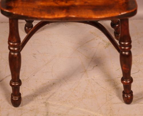 A SUPER YEW WOOD WINDSOR CHAIR BY GABBITASS OF WORKSOP - ADDITIONAL PHOTO 3