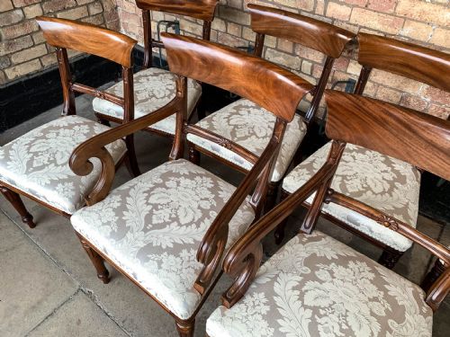 A GOOD QUALITY SET OF 8 VICTORIAN MAHOGANY DINING CHAIRS - ADDITIONAL PHOTO 3