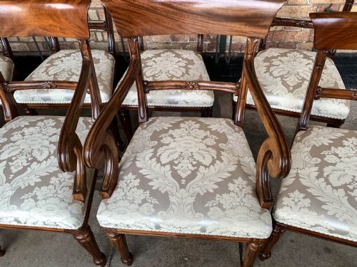 A GOOD QUALITY SET OF 8 VICTORIAN MAHOGANY DINING CHAIRS - ADDITIONAL PHOTO 5