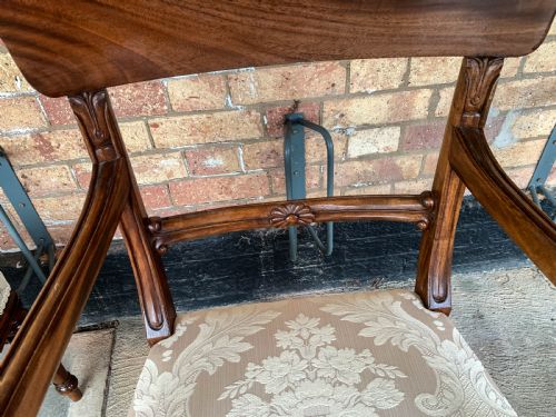 A GOOD QUALITY SET OF 8 VICTORIAN MAHOGANY DINING CHAIRS - ADDITIONAL PHOTO 13