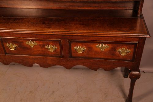 A GOOD EARLY 8TH CENTURY OAK DRESSER - ADDITIONAL PHOTO 9
