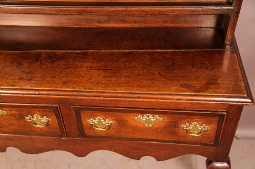 A GOOD EARLY 8TH CENTURY OAK DRESSER - ADDITIONAL PHOTO 11