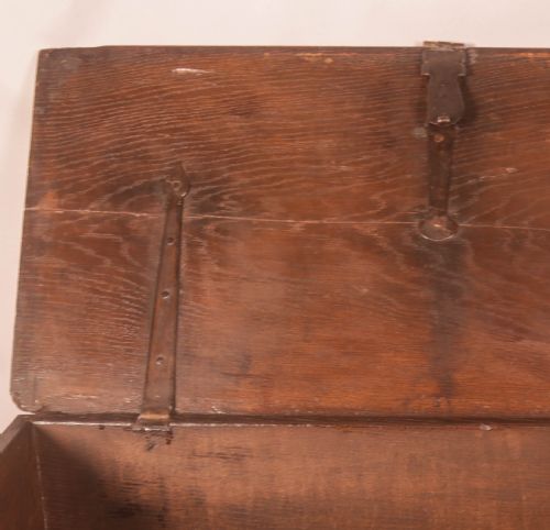 A VERY NICE 17TH CENTURY DOCUMENT BOX IN OAK MB 1695 - ADDITIONAL PHOTO 4