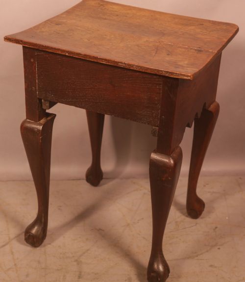UNUSUAL 18TH C SIDE TABLE CAB LEGS - ADDITIONAL PHOTO 9