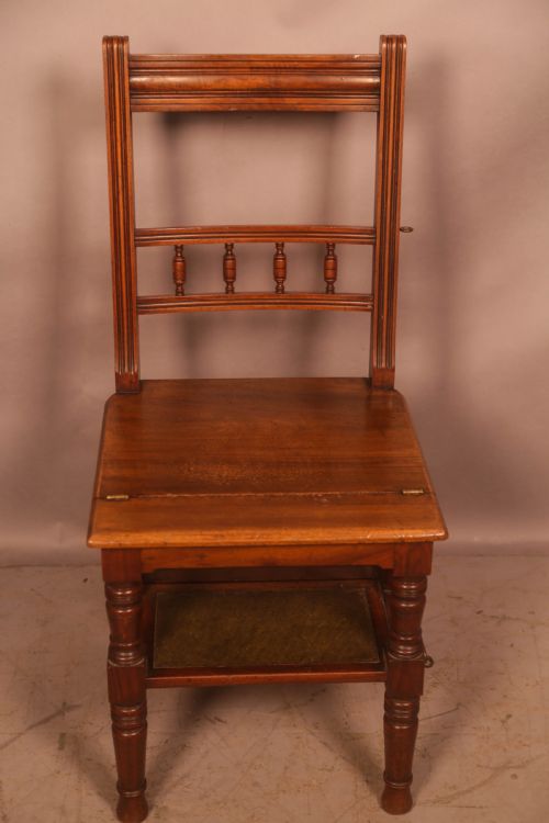 a victorian library steps - CATEGORY: ANTIQUE CHAIRS - DATED 19TH CENTURY