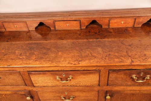 A SUPER GEORGIAN SERVING DRESSER IN OAK - ADDITIONAL PHOTO 12