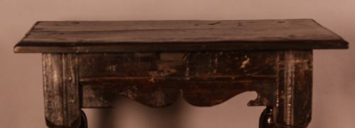 A GOOD 17TH CENTURY JOINT STOOL - ADDITIONAL PHOTO 1