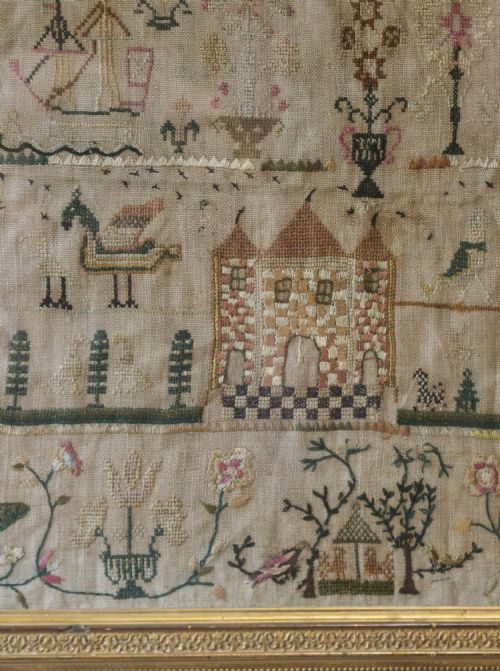 NEEDLEWORK SAMPLER 1783 ANN THURSBECK - ADDITIONAL PHOTO 1