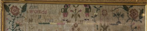 NEEDLEWORK SAMPLER 1783 ANN THURSBECK - ADDITIONAL PHOTO 3