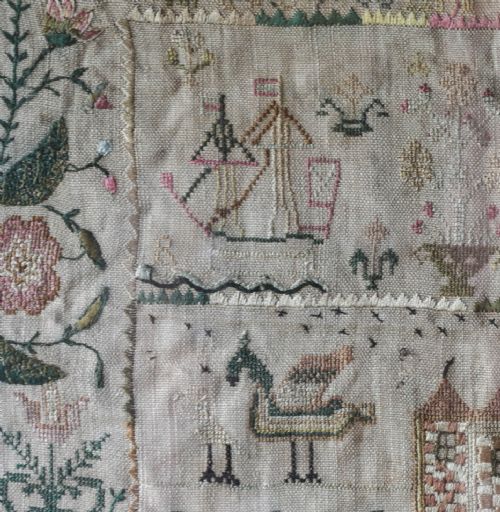 NEEDLEWORK SAMPLER 1783 ANN THURSBECK - ADDITIONAL PHOTO 5
