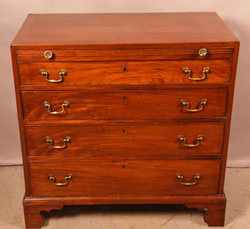 a good georgian 4 high chest of drawers - CATEGORY: ANTIQUE CHEST OF DRAWERS - DATED GEORGIAN