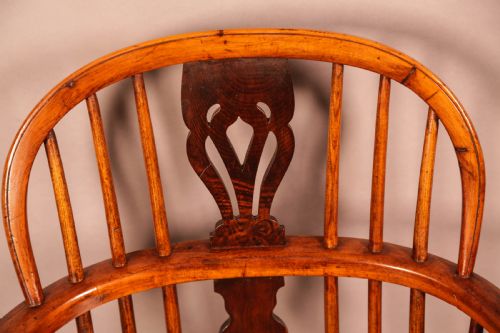 YEW WOOD WINDSOR CHAIR ELIZABETH GABBITASS WORKSOP - ADDITIONAL PHOTO 8