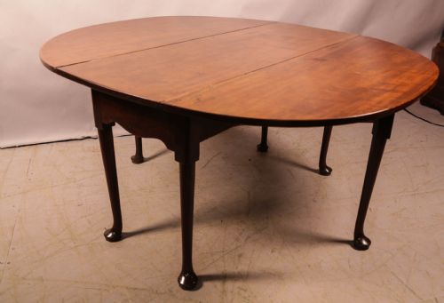 A GEORGIAN WAKES TABLE IN SOLID MAHOGANY - ADDITIONAL PHOTO 4