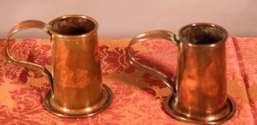 A PAIR OF ARTS AND CRAFTS PUB MEASURES - ADDITIONAL PHOTO 1