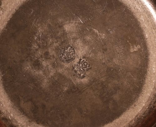 A PEWTER PLATE C 18TH C - ADDITIONAL PHOTO 1