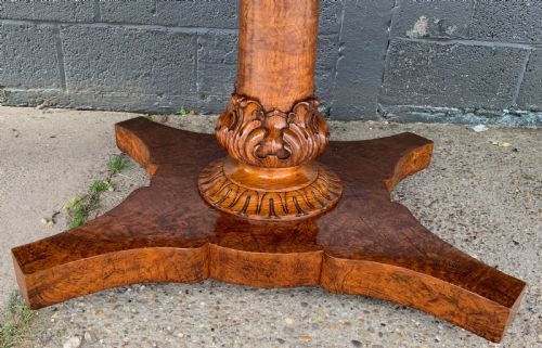 A SUPERB VICTORIAN POLLARD OAK EXTENDING DINING TABLE - ADDITIONAL PHOTO 23