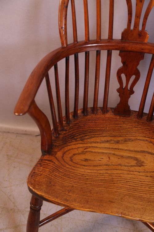A YEW WOOD WINDSOR CHAIR WHEATLAND RETFORD - ADDITIONAL PHOTO 7