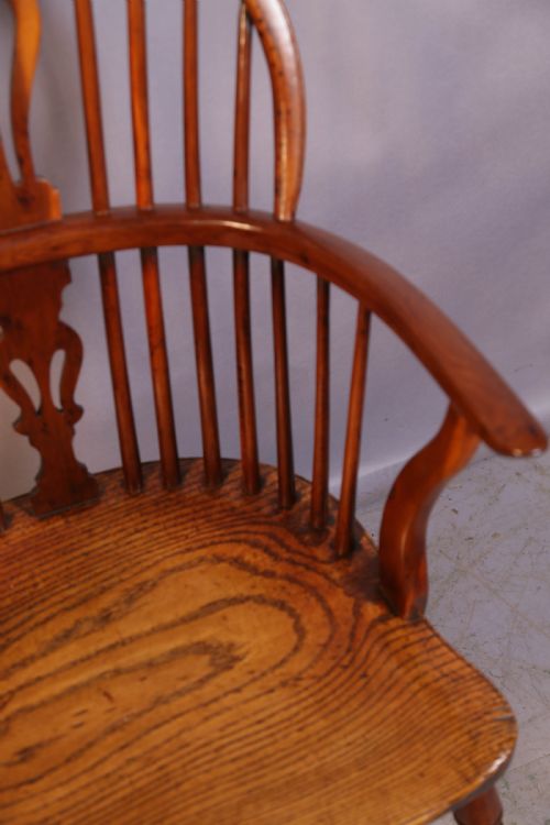 A YEW WOOD WINDSOR CHAIR WHEATLAND RETFORD - ADDITIONAL PHOTO 8