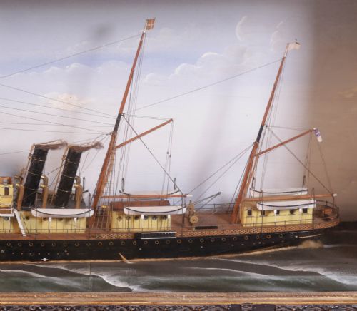 A VICTORIAN SHIP DIARAMA - ADDITIONAL PHOTO 2