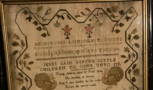 GEORGIAN SAMPLER ELIZABETH HORN AUGUST 1831 - ADDITIONAL PHOTO 1
