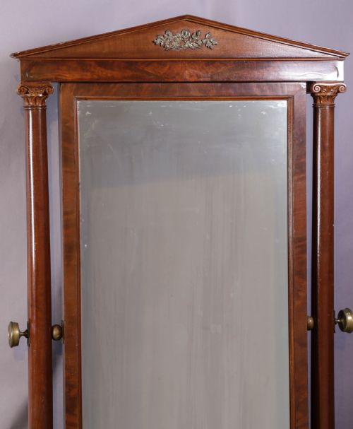RARE AMERICAN CHEVAL MIRRROR ONCE BELONGING TO A GENERAL MEIGS - ADDITIONAL PHOTO 2