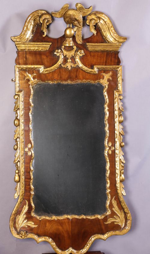A FABOULUS 18TH PIER GLASS IN THE MANNER OF WILLIAM KENT - ADDITIONAL PHOTO 4