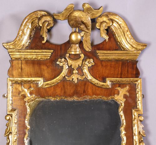 A FABOULUS 18TH PIER GLASS IN THE MANNER OF WILLIAM KENT - ADDITIONAL PHOTO 5