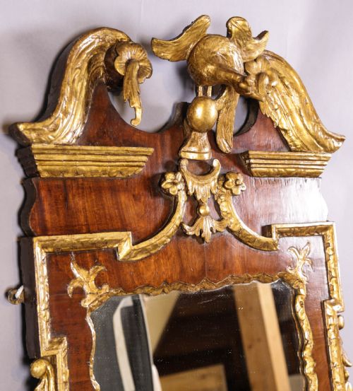 A FABOULUS 18TH PIER GLASS IN THE MANNER OF WILLIAM KENT - ADDITIONAL PHOTO 7