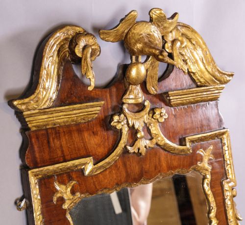 A FABOULUS 18TH PIER GLASS IN THE MANNER OF WILLIAM KENT - ADDITIONAL PHOTO 9