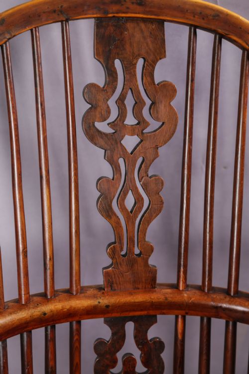 A SUPER YEW WOOD WINDSOR CHAIR BY GABBITASS - ADDITIONAL PHOTO 12