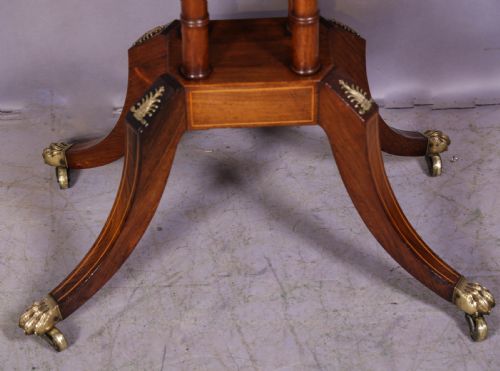 A REGENCY PERIOD CARD TABLE IN ROSEWOOD - ADDITIONAL PHOTO 1