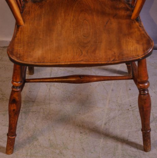 A GOOD YEW WOOD WINDSOR CHAIR THAMES VALLEY - ADDITIONAL PHOTO 3